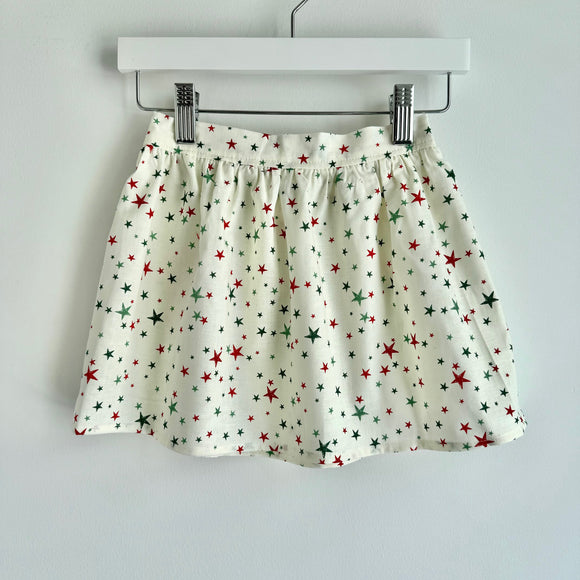 Girl Skirt Xmas Stars