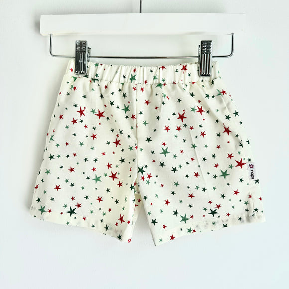 Boy Short Xmas Stars