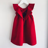 NEW! Emma Red Linen Dress