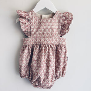 Dolly Romper Christmas Tree Cream