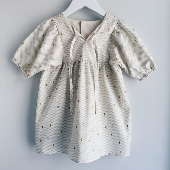 Bella Gold Xmas Dress