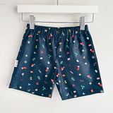 Boy Short Xmas Charms Charcoal