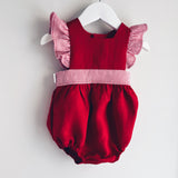 Dolly Romper Linen + Seersucker