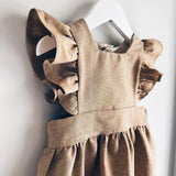 Dolly Dress in Shimmery Golden