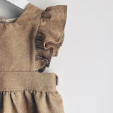 Dolly Dress in Shimmery Golden