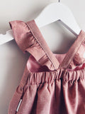 Aria Romper Shimmery Linen