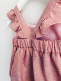 Aria Romper Shimmery Linen