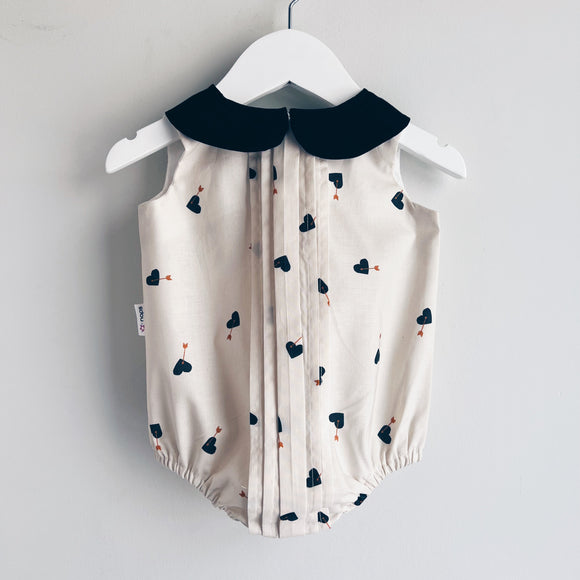 Valentine's Poppy Romper