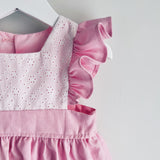 Dolly Dress Linen + Eyelet