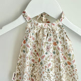 Pia Floral + Plaid Easter Romper