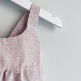 Aria Romper Shimmery Stripe Linen